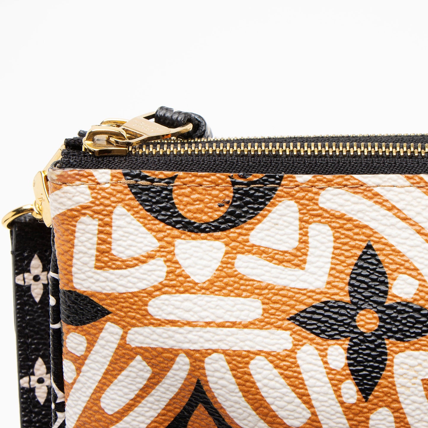 Louis Vuitton Limited Edition Monogram Crafty Double Zip Pochette