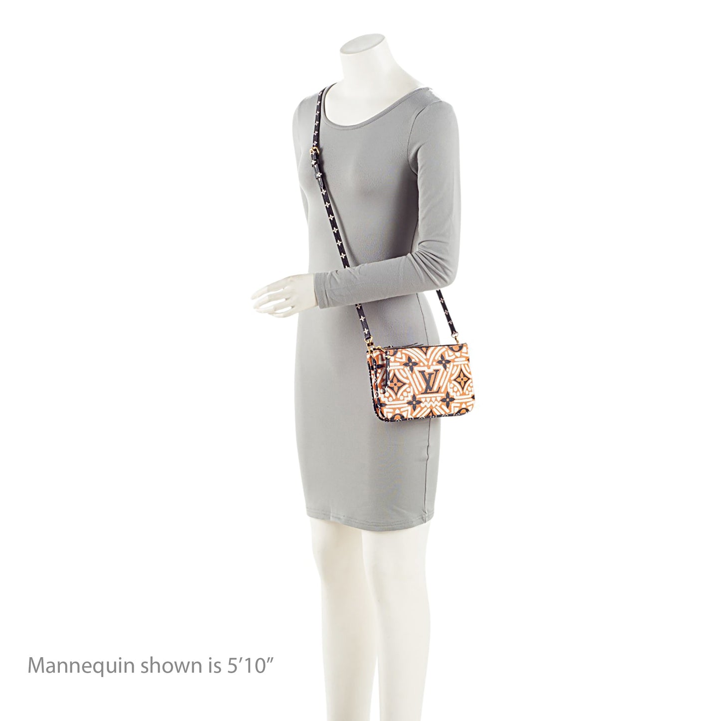 Louis Vuitton Limited Edition Monogram Crafty Double Zip Pochette