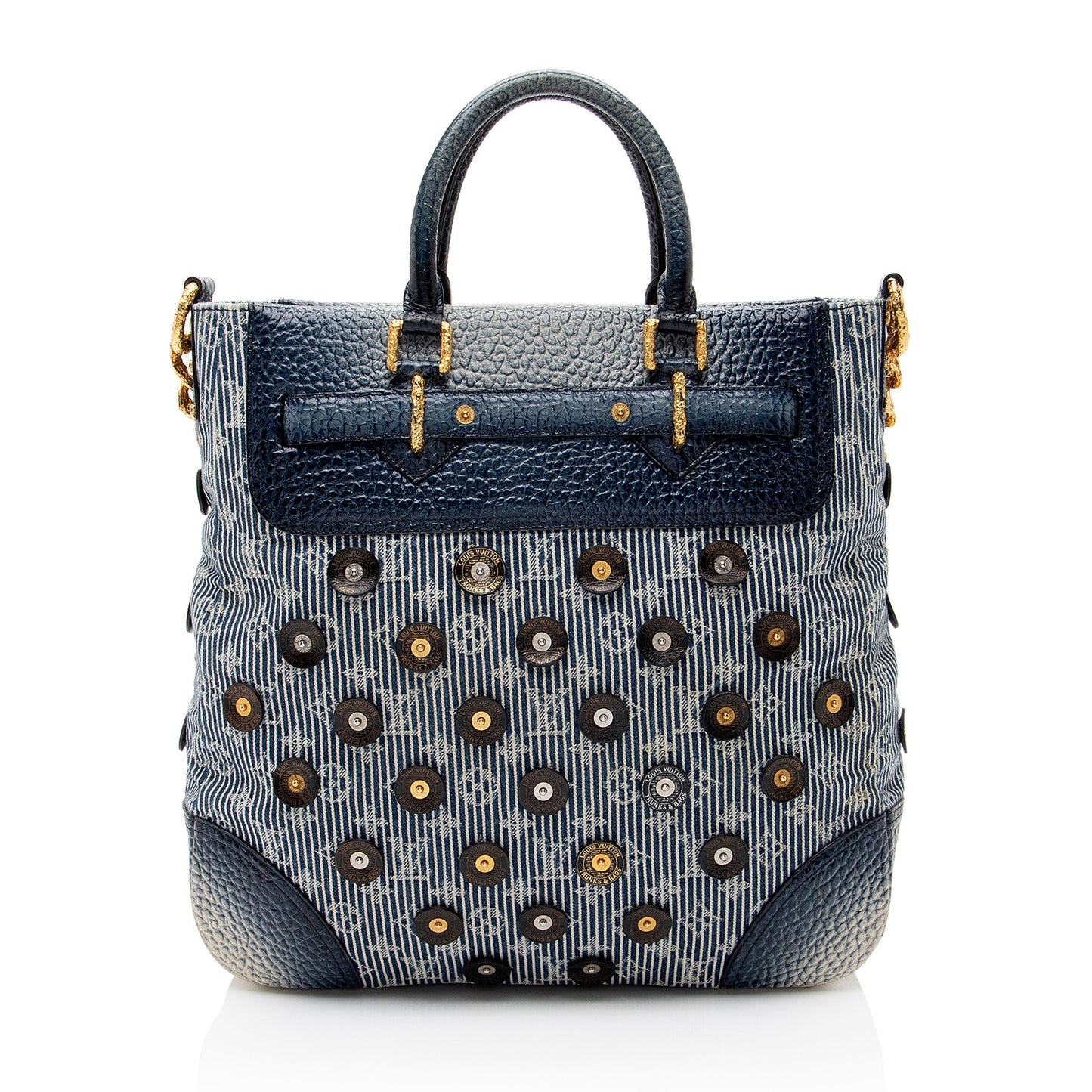 Louis Vuitton Limited Edition Monogram Denim Polka Dot Corsaire Tote