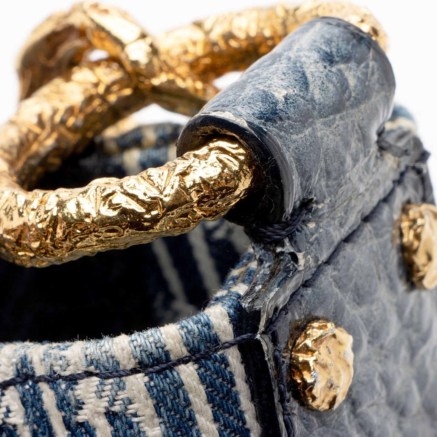 Louis Vuitton Limited Edition Monogram Denim Polka Dot Corsaire Tote