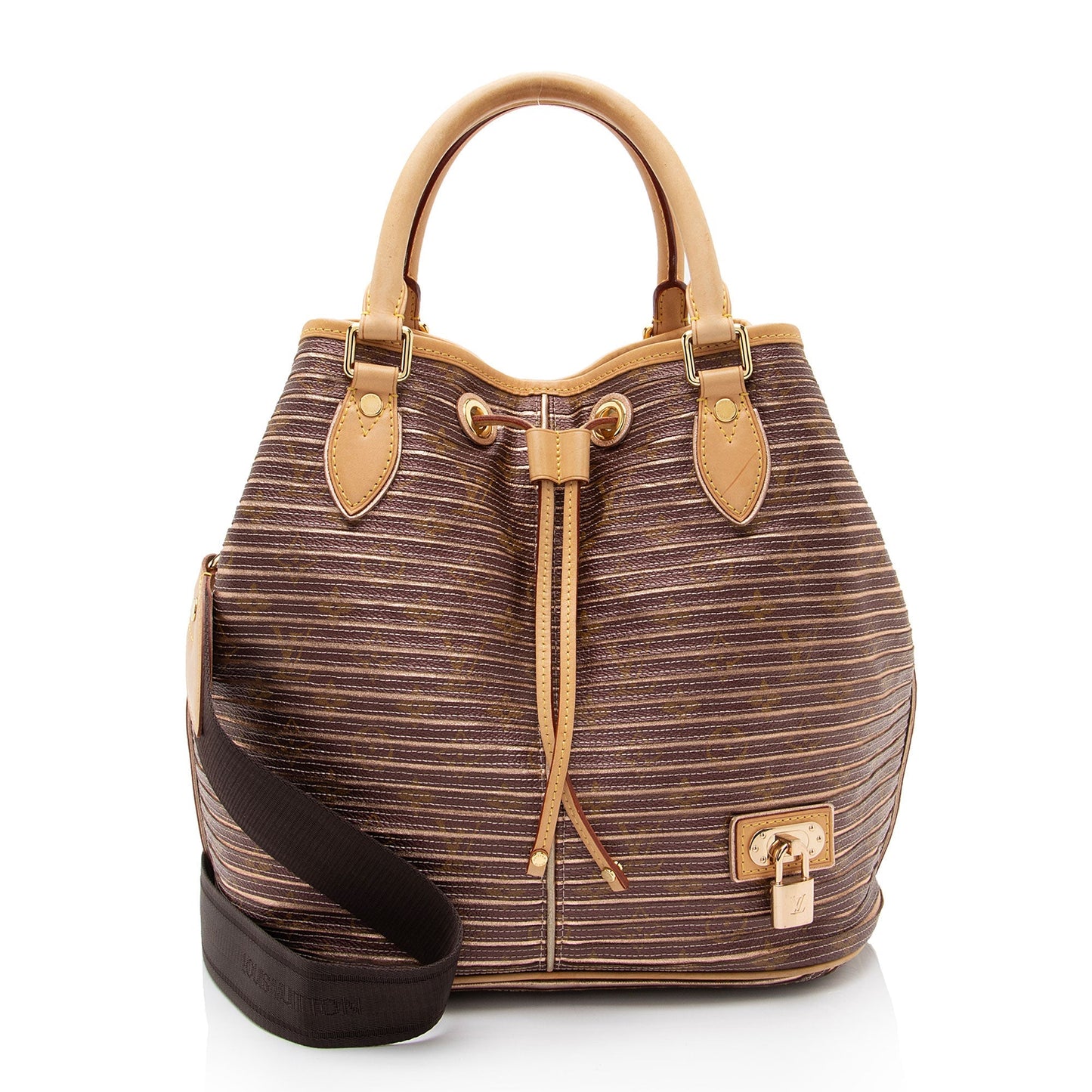 Louis Vuitton Limited Edition Monogram Eden Drawstring Satchel (SHF-s9Aun7)