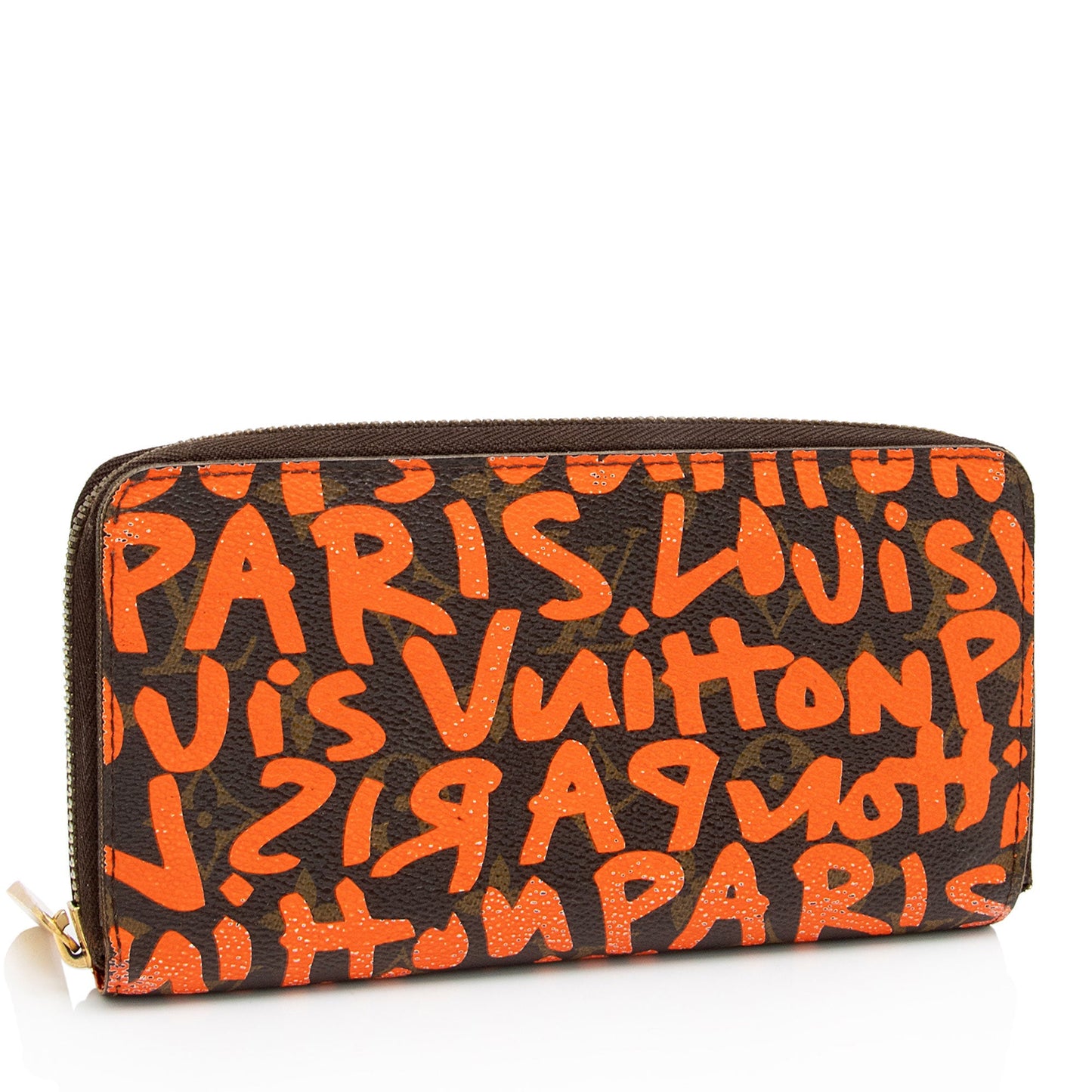 Louis Vuitton Limited Edition Monogram Graffiti Zippy Wallet (SHF-KH4elc)