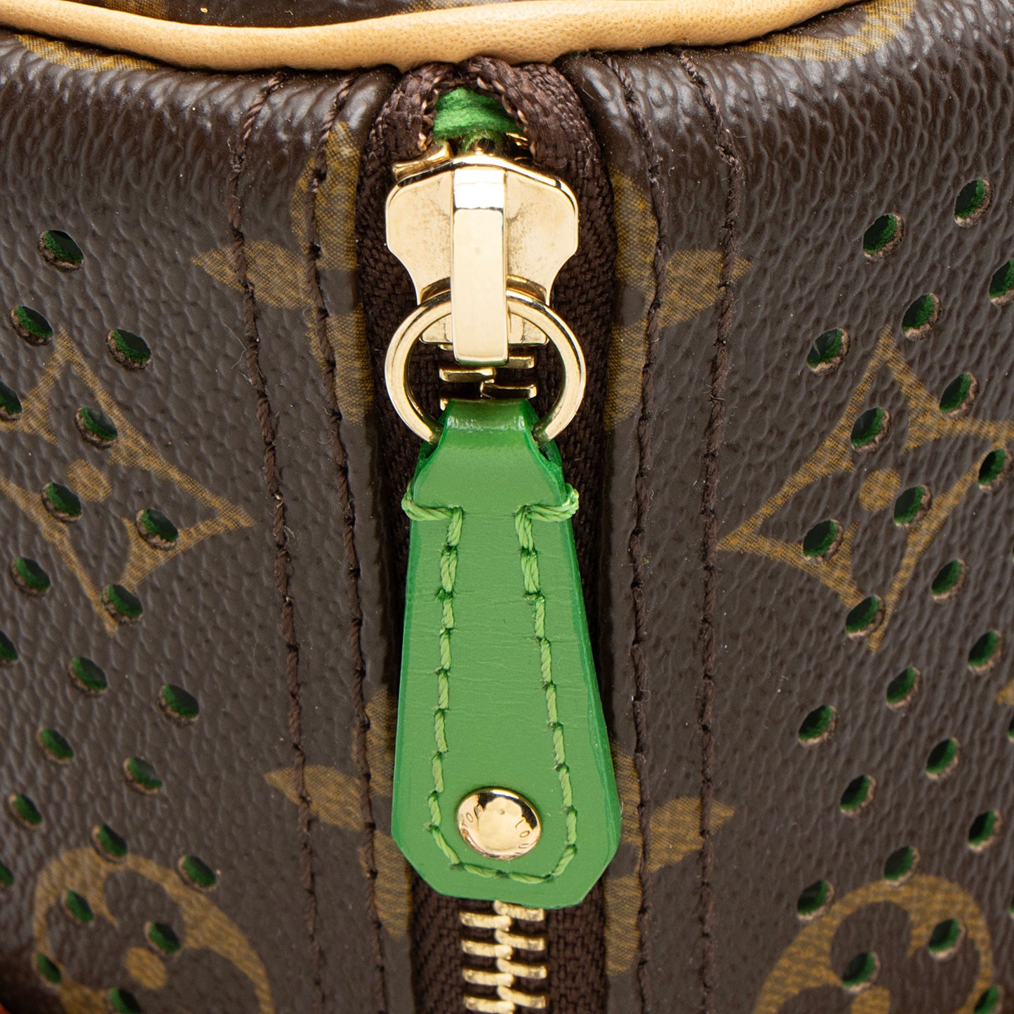 Louis Vuitton Limited Edition Monogram Perforated Speedy 30 Satchel