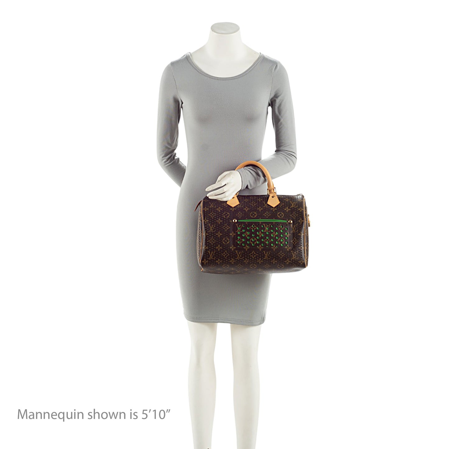 Louis Vuitton Limited Edition Monogram Perforated Speedy 30 Satchel