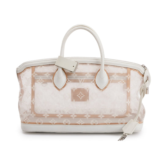 Louis Vuitton Limited Edition Monogram Transparence Lockit East-West Bag