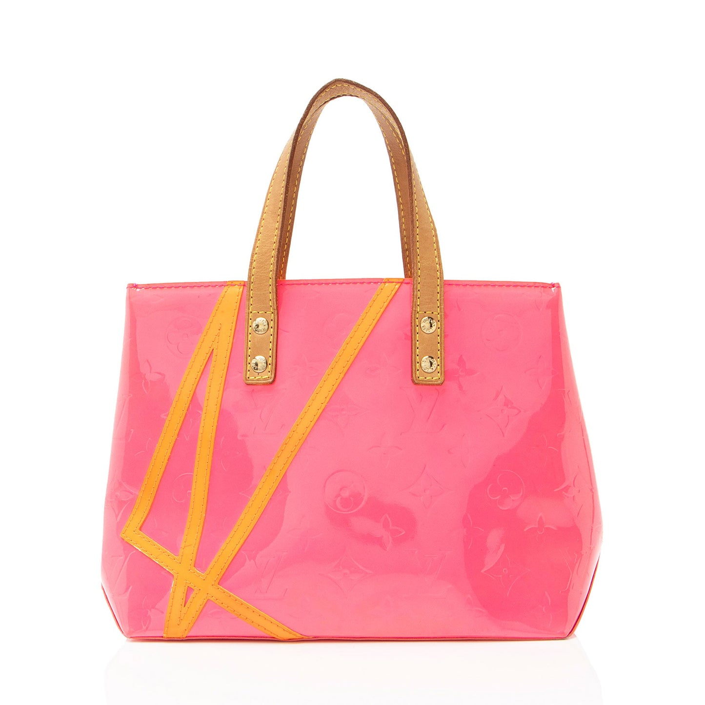 Louis Vuitton Limited Edition Monogram Vernis Fluo Reade PM Tote