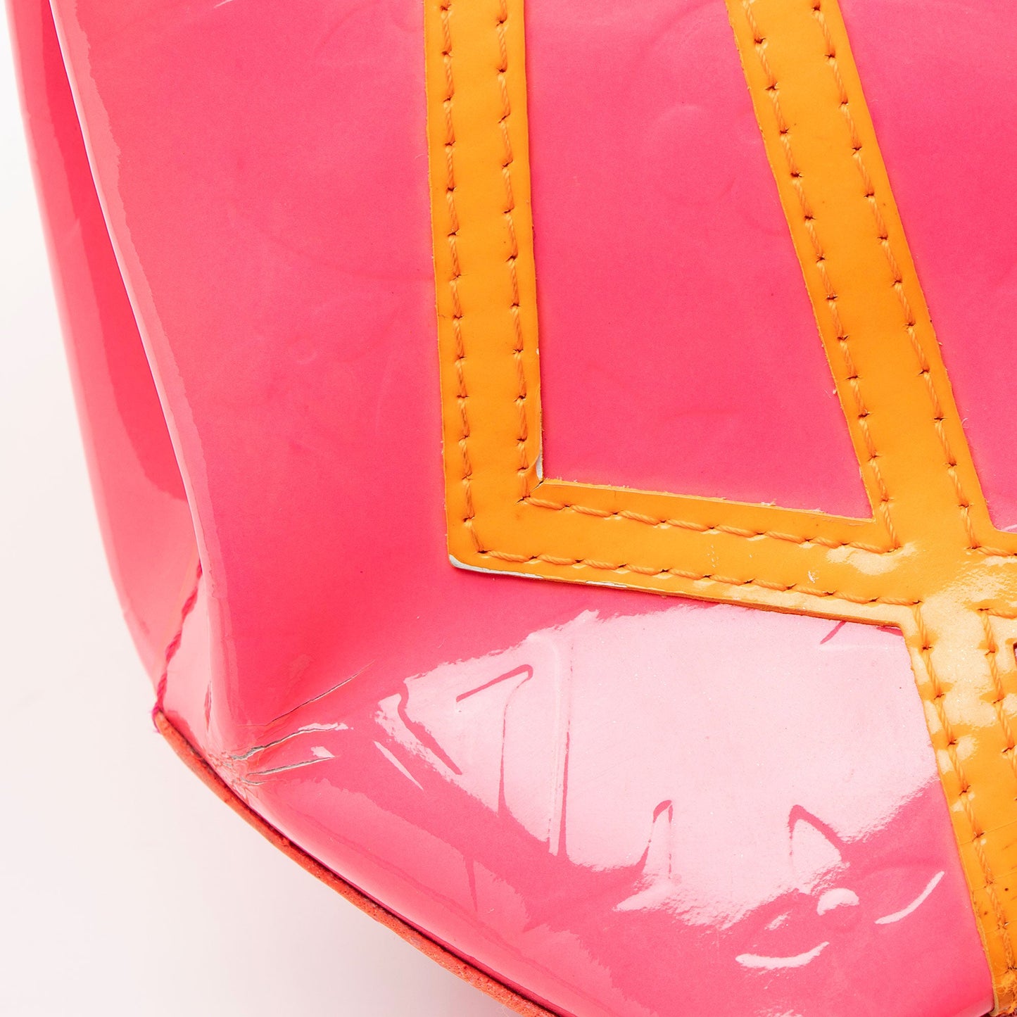 Louis Vuitton Limited Edition Monogram Vernis Fluo Reade PM Tote