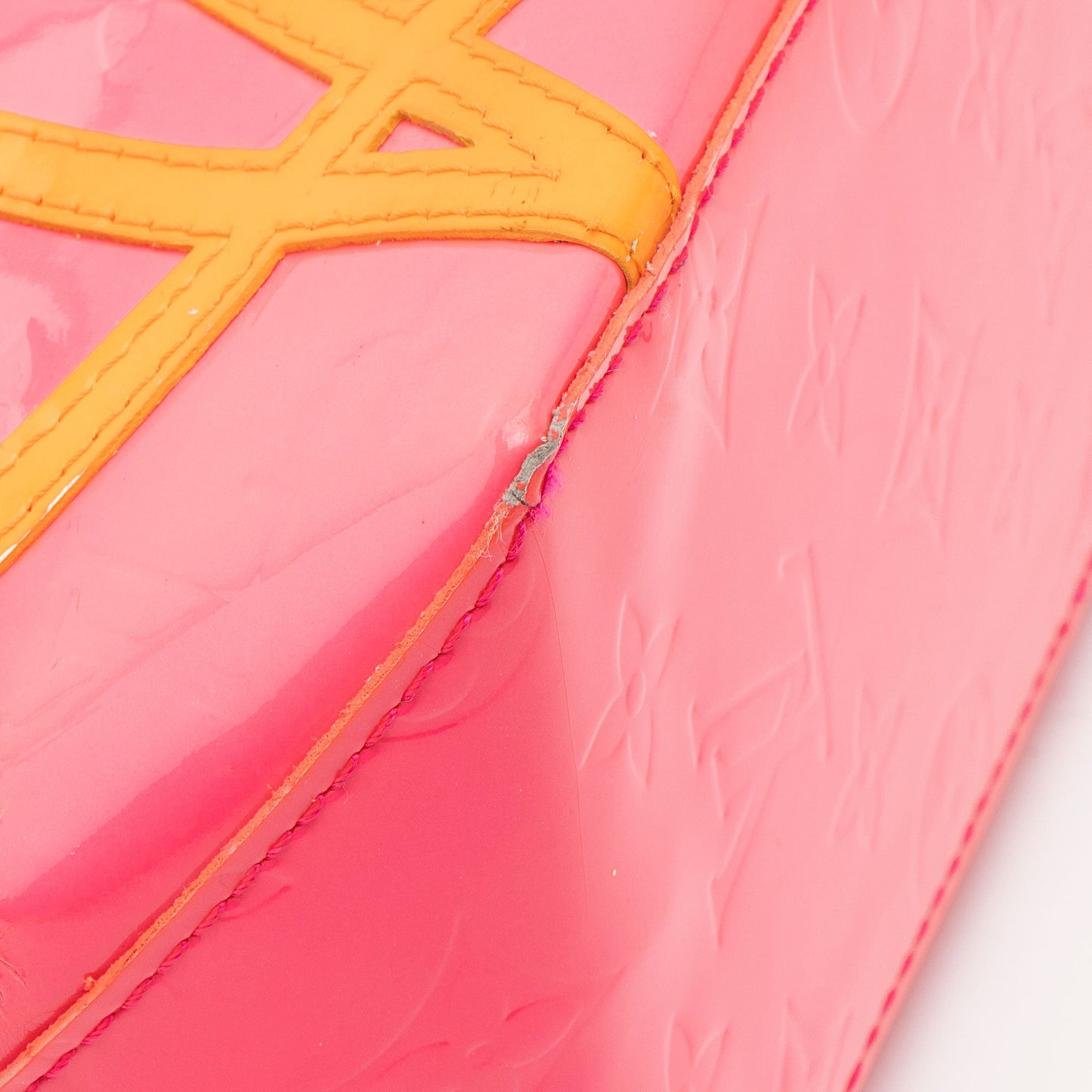Louis Vuitton Limited Edition Monogram Vernis Fluo Reade PM Tote