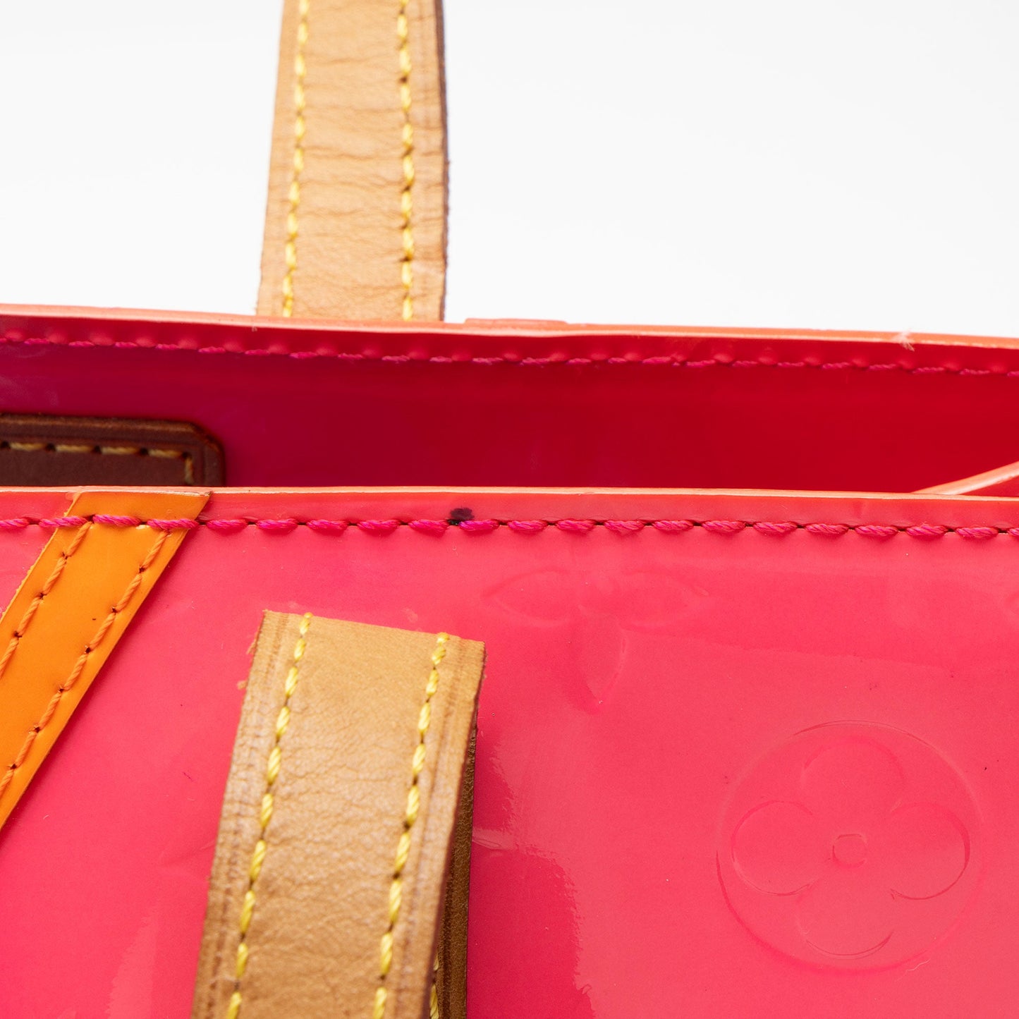 Louis Vuitton Limited Edition Monogram Vernis Fluo Reade PM Tote