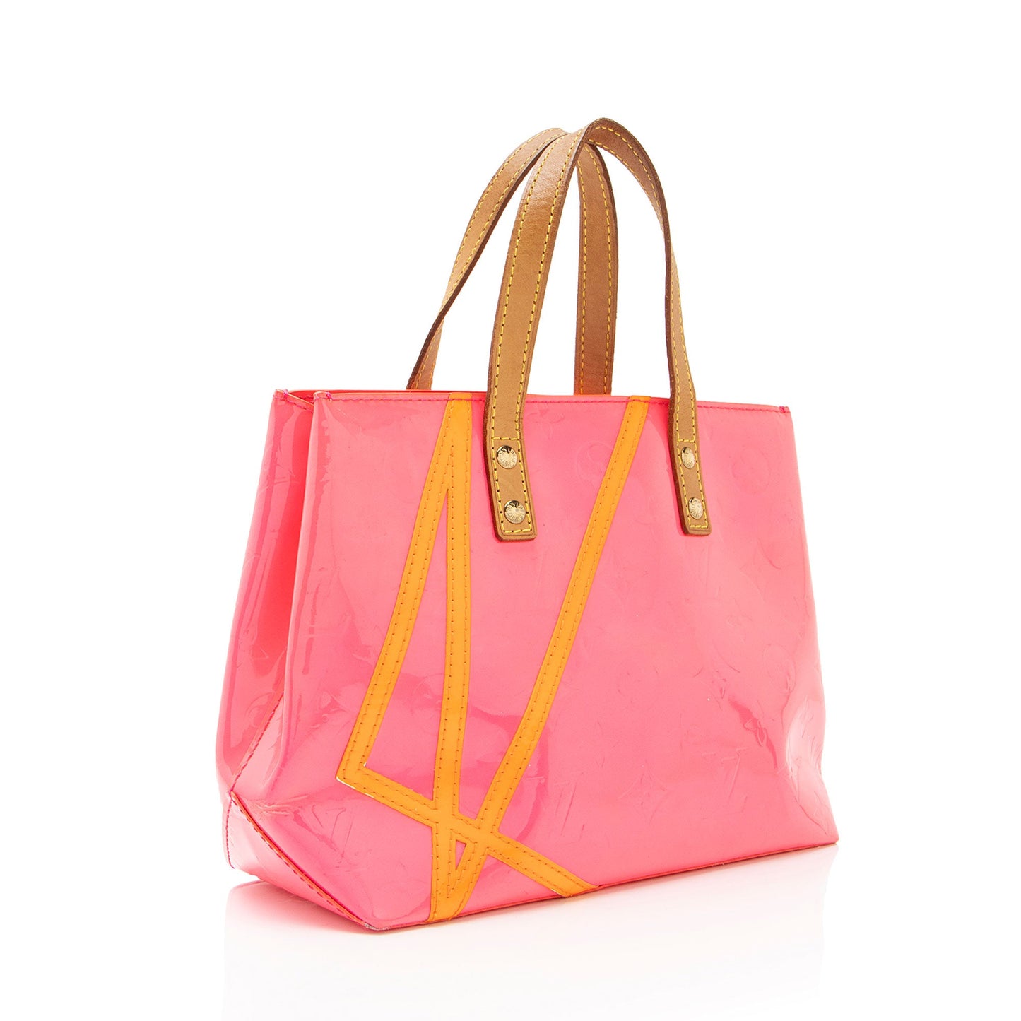 Louis Vuitton Limited Edition Monogram Vernis Fluo Reade PM Tote