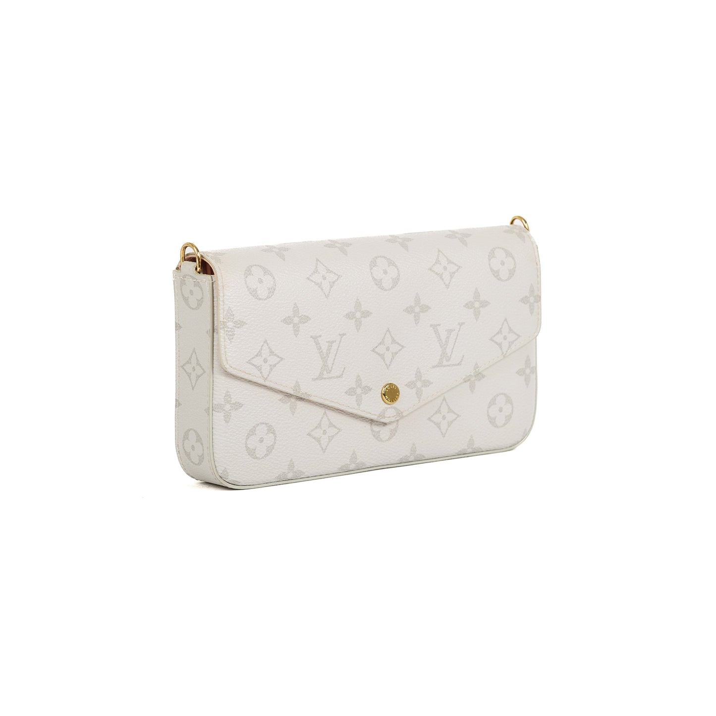 Louis Vuitton Limited Edition White Monogram Felicie Pochette