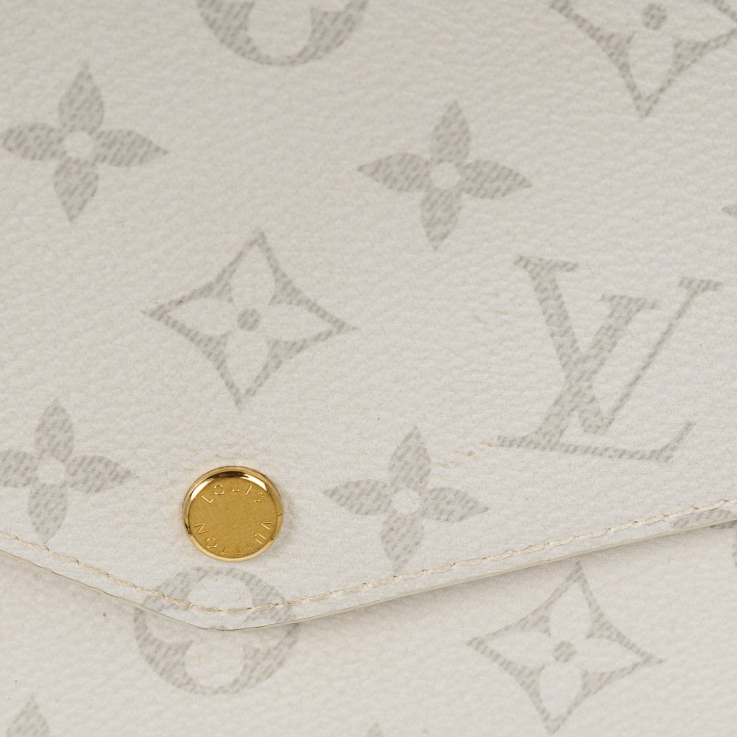 Louis Vuitton Limited Edition White Monogram Felicie Pochette