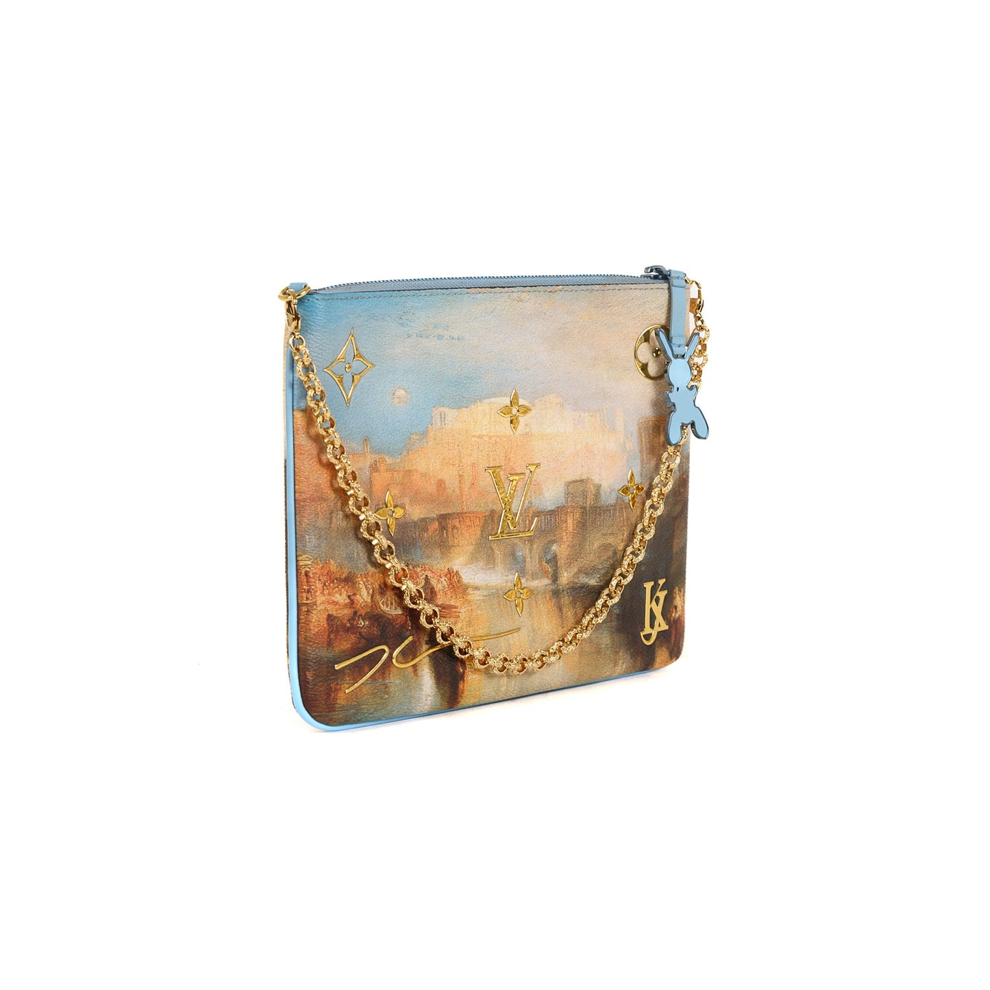 Louis Vuitton Limited Edition x Jeff Koons Masters Collection Turner Pochette Clutch
