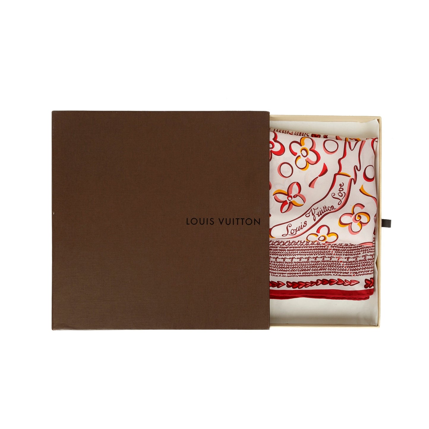 Louis Vuitton Love Silk Scarf