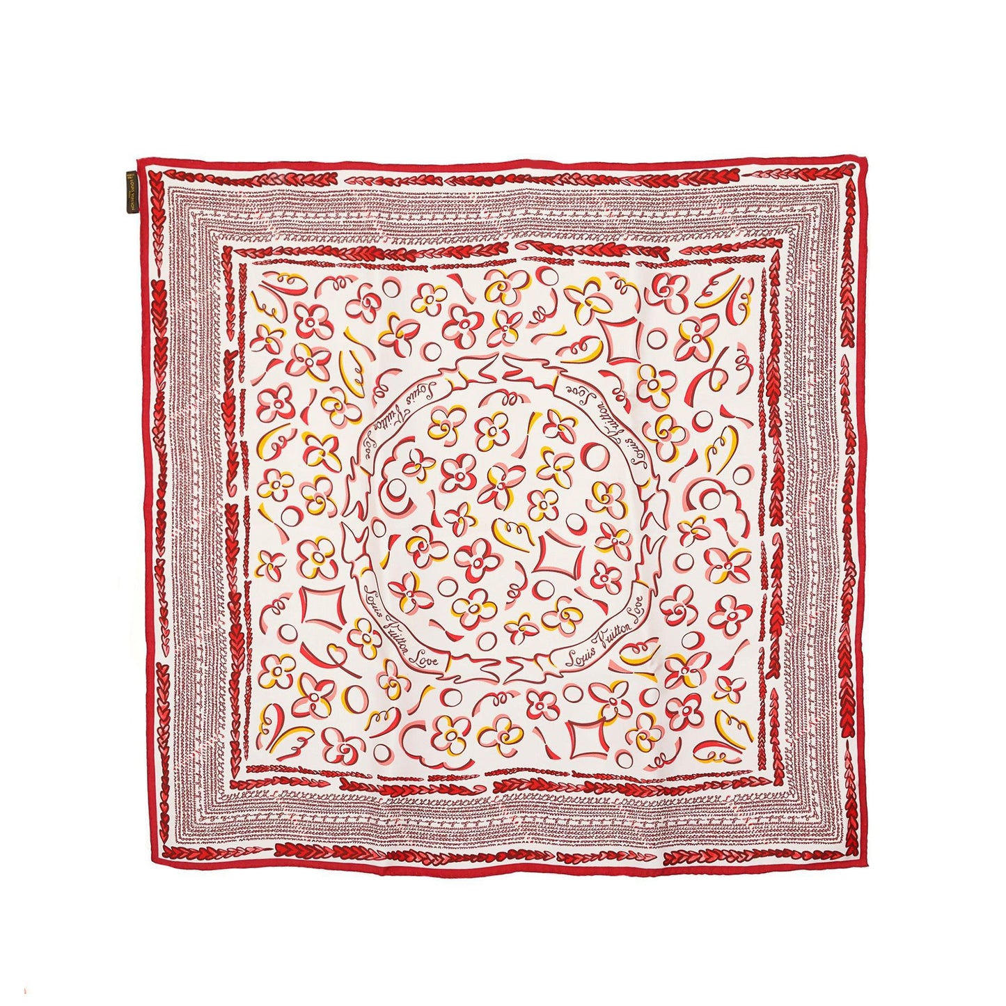 Louis Vuitton Love Silk Scarf