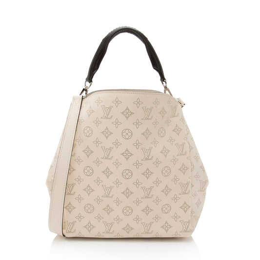 Louis Vuitton Mahina Leather Babylone PM Satchel