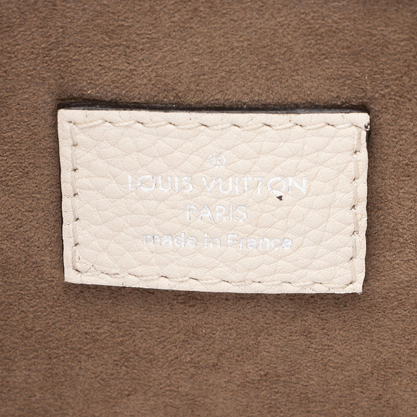 Louis Vuitton Mahina Leather Babylone PM Satchel