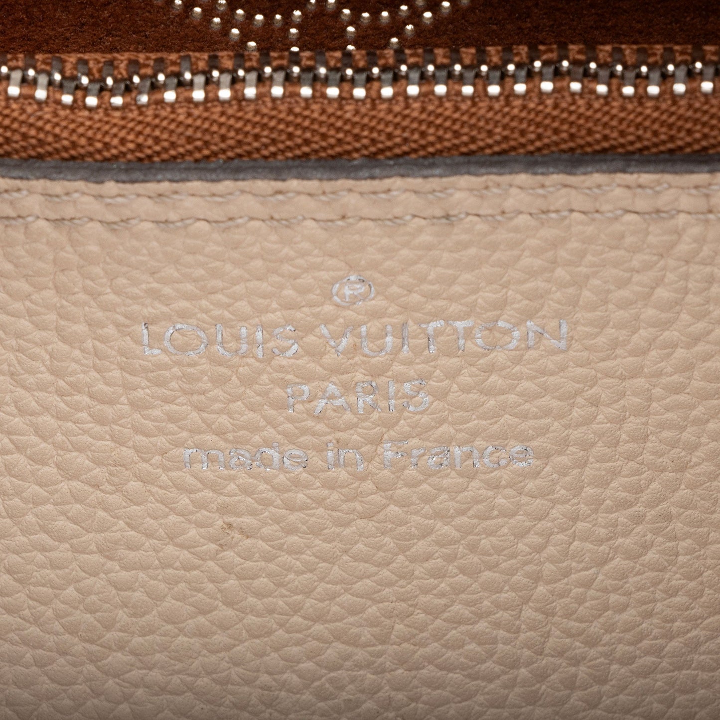 Louis Vuitton Mahina Leather Carmel Hobo