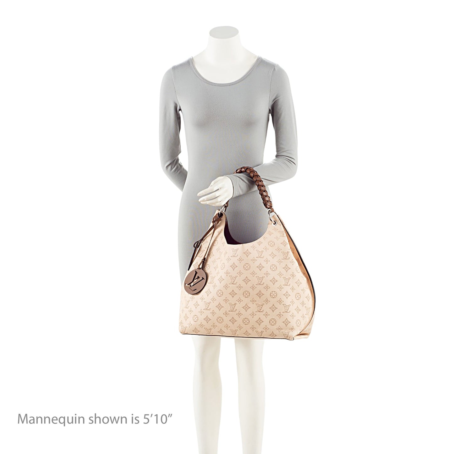 Louis Vuitton Mahina Leather Carmel Hobo