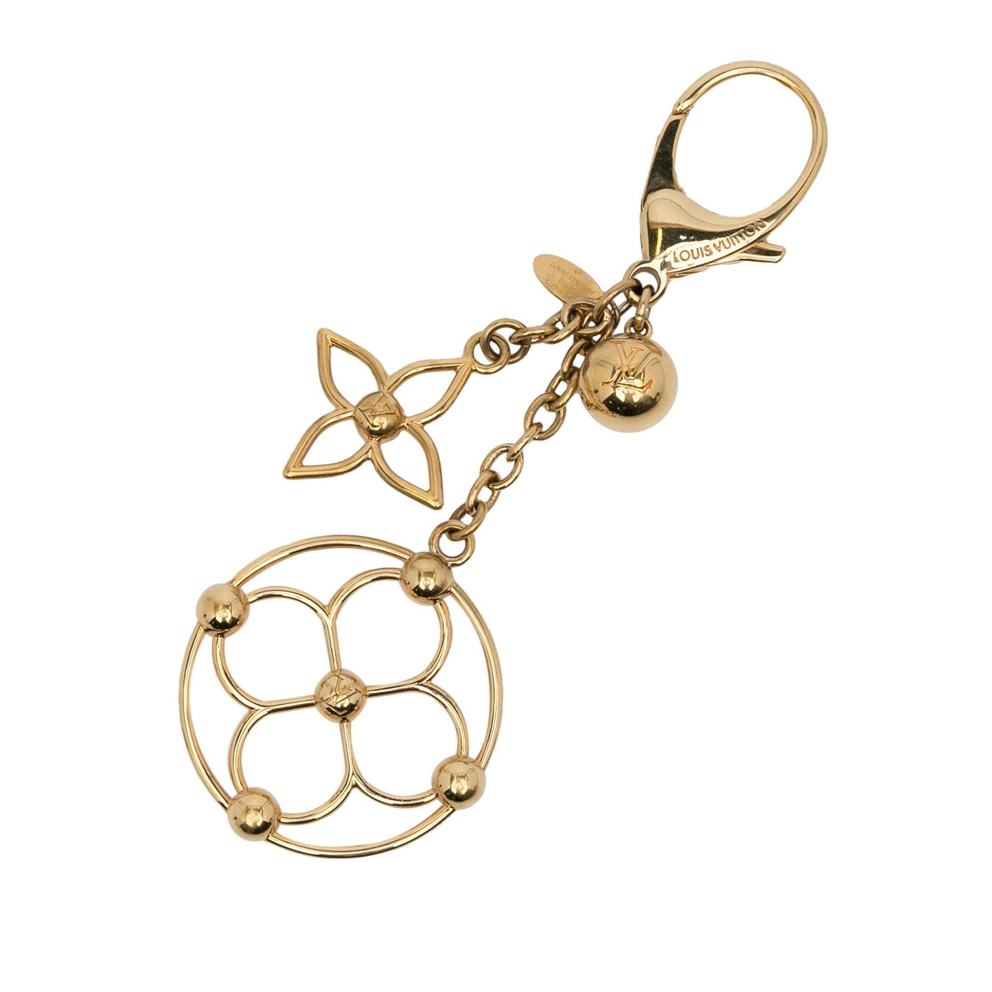 Louis Vuitton Monogram Blooming Flowers Bag Charm (SHG-OQozFr)