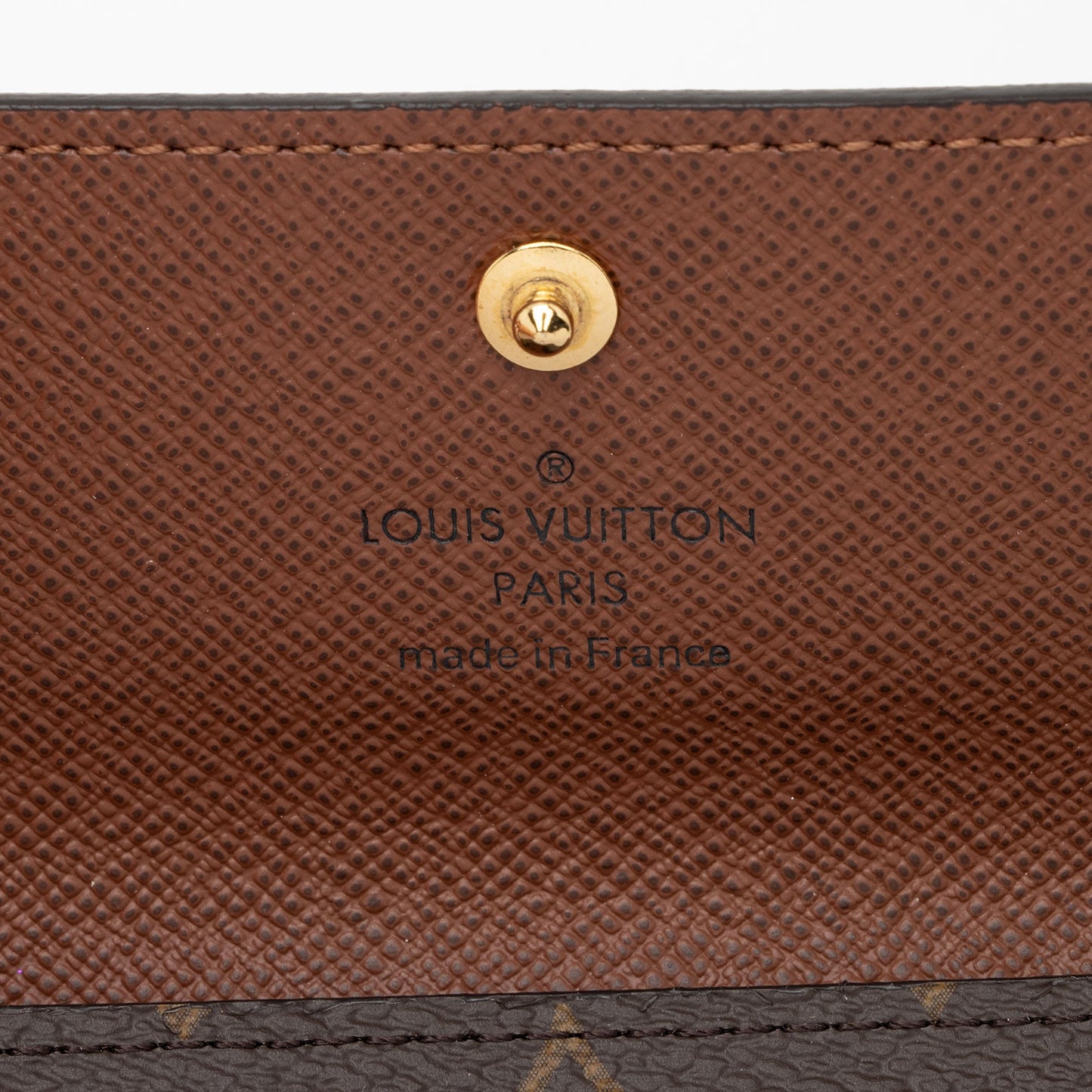 Louis Vuitton Monogram Canvas 4 Key Holder (SHF-n1Q3ZV)