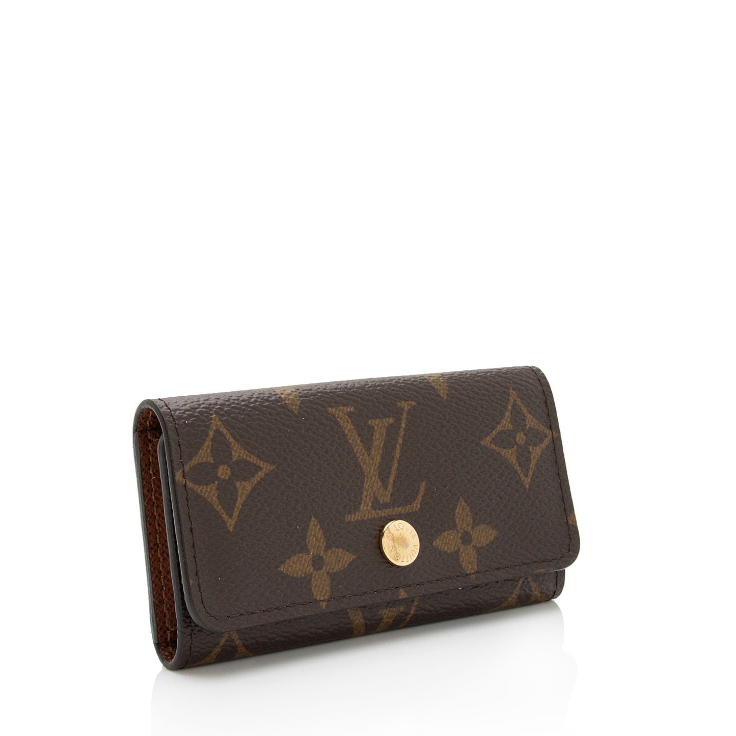 Louis Vuitton Monogram Canvas 4 Key Holder (SHF-n1Q3ZV)