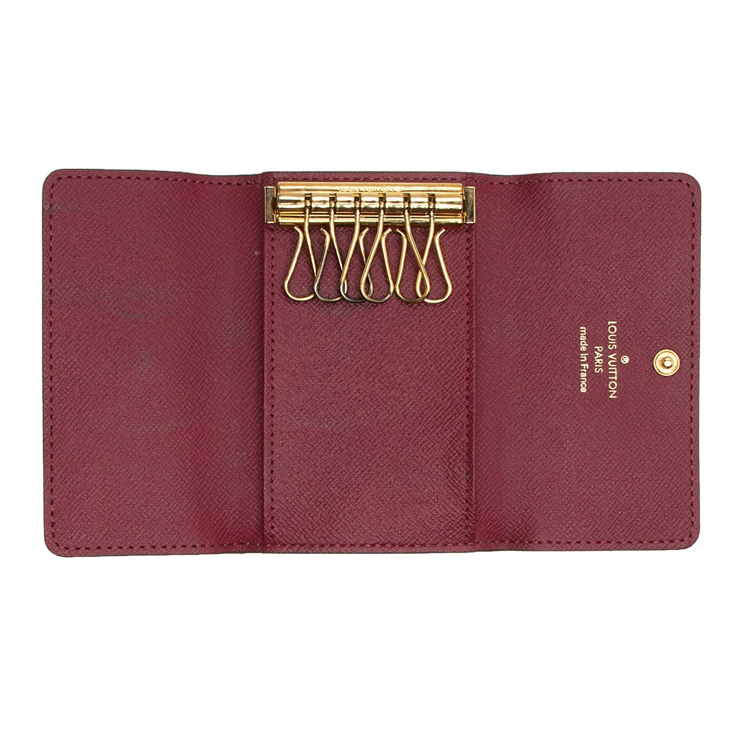 Louis Vuitton Monogram Canvas 6 Key Holder (SHF-1x9Tnv)