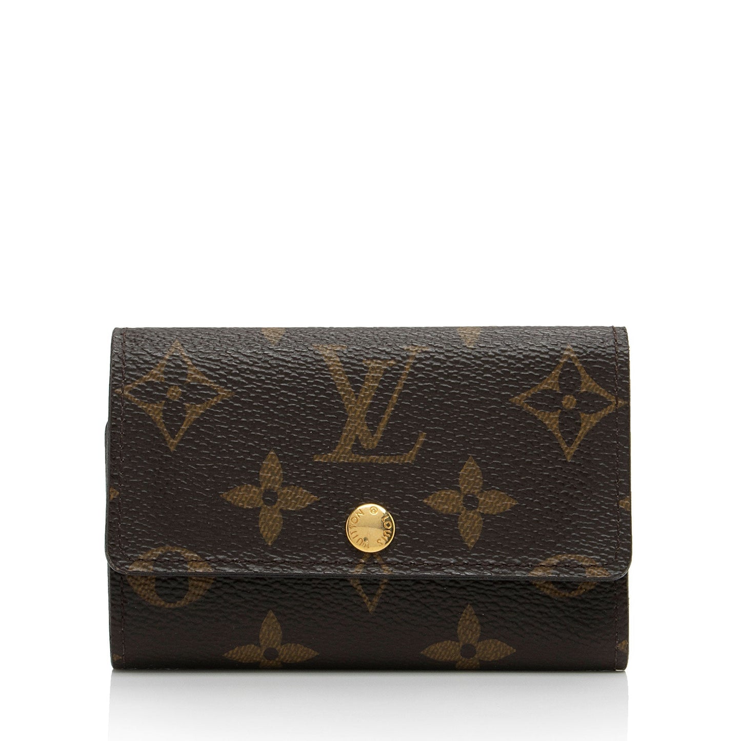Louis Vuitton Monogram Canvas 6 Key Holder (SHF-QTdBZ7)