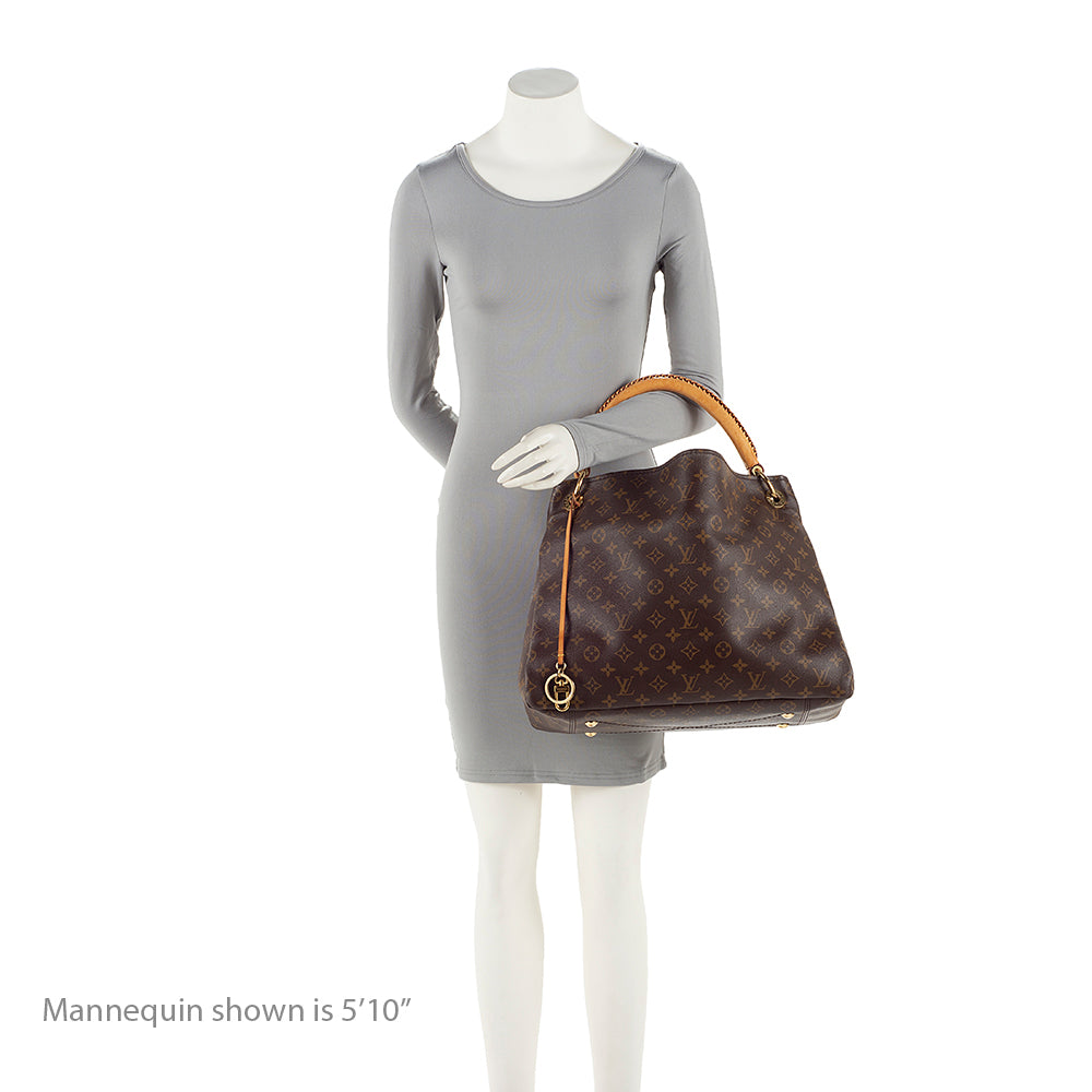 Louis Vuitton Monogram Canvas Artsy MM Shoulder Bag (SHF-giE8eU)