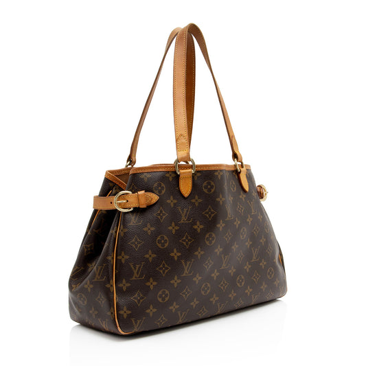 Louis Vuitton Monogram Canvas Batignolles Horizontal Tote (SHF-y51xRF)