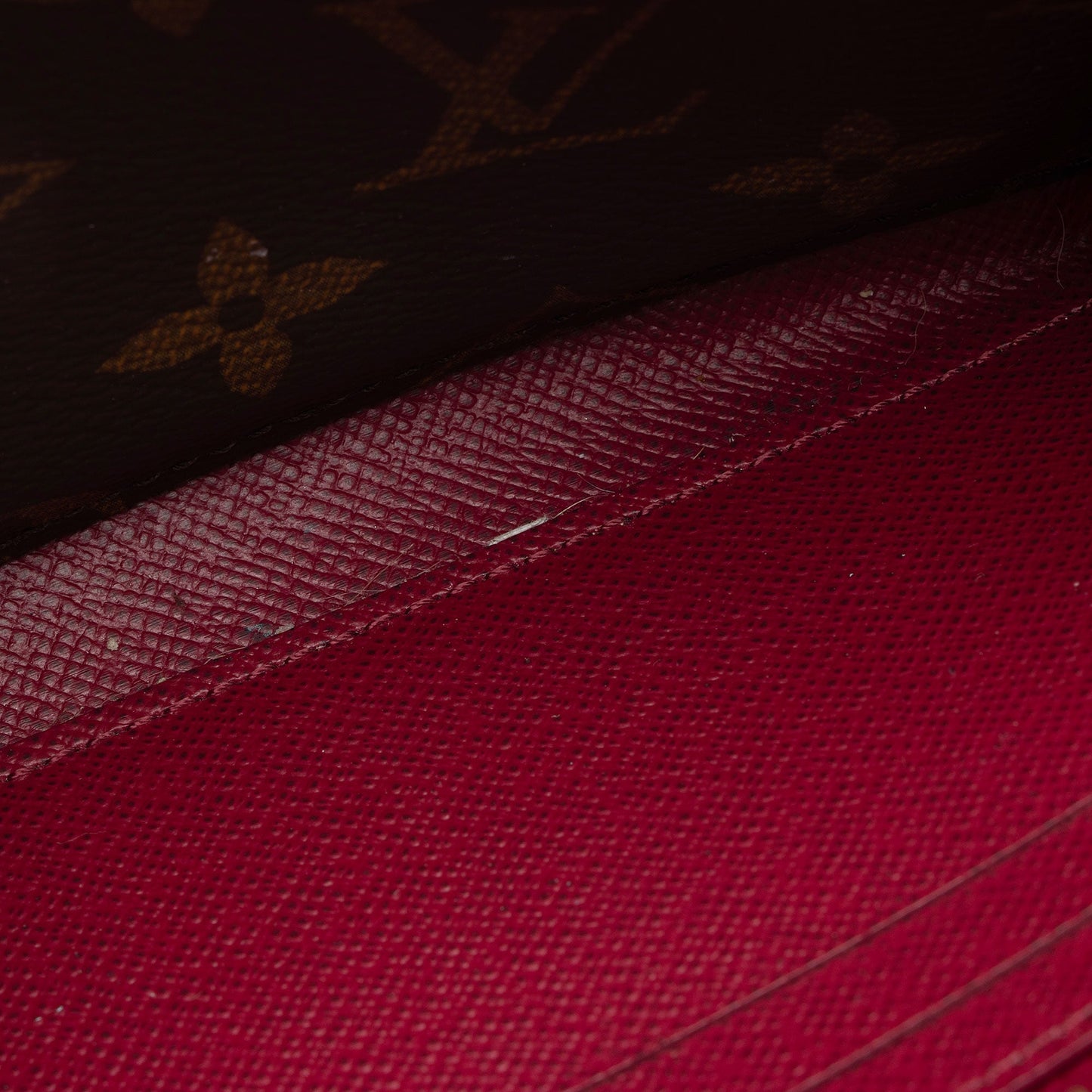 Louis Vuitton Monogram Canvas Clemence Wallet (SHF-z14ACA)