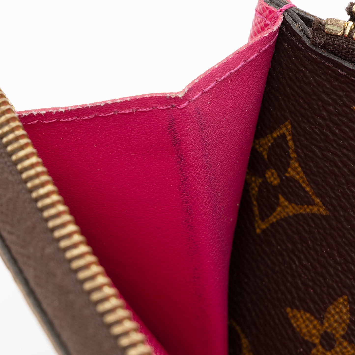 Louis Vuitton Monogram Canvas Clemence Wallet (SHF-EbeCna)