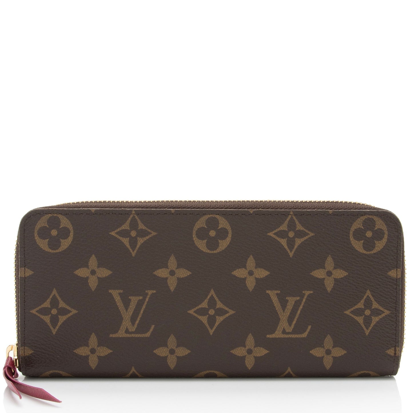 Louis Vuitton Monogram Canvas Clemence Wallet (SHF-3eE5gb)