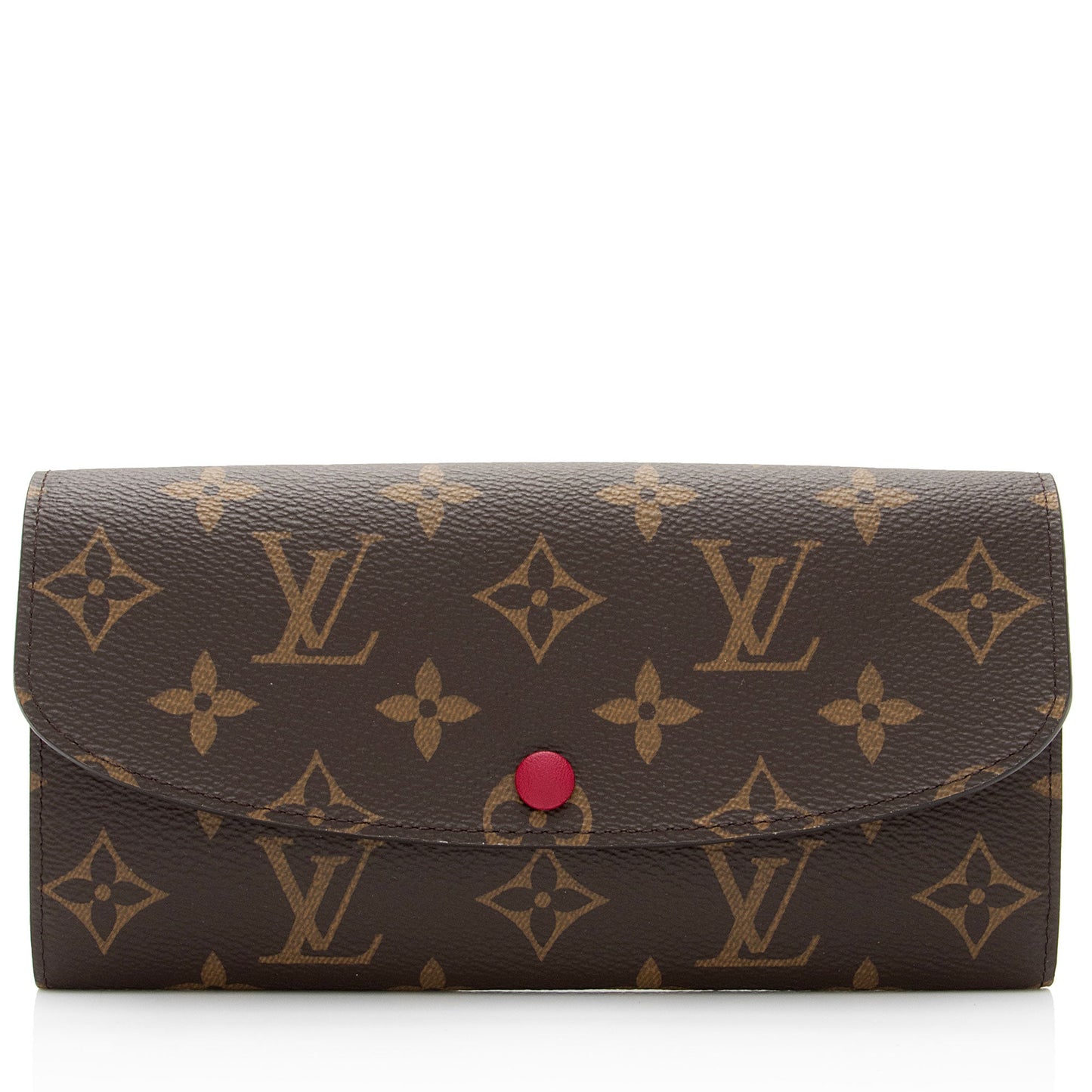 Louis Vuitton Monogram Canvas Emilie Wallet (SHF-uwxajl)