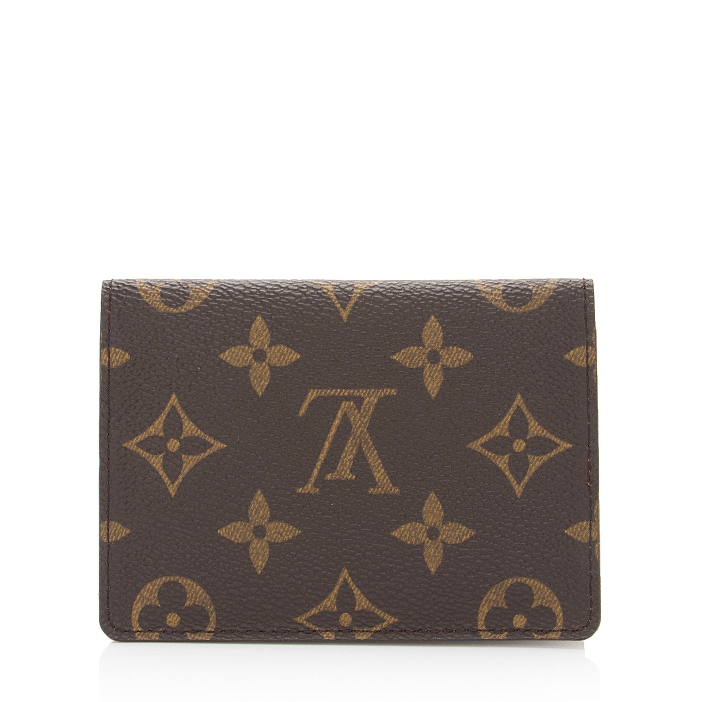 Louis Vuitton Monogram Canvas Porte 2 Vertical Card Holder (SHF-njByOR)