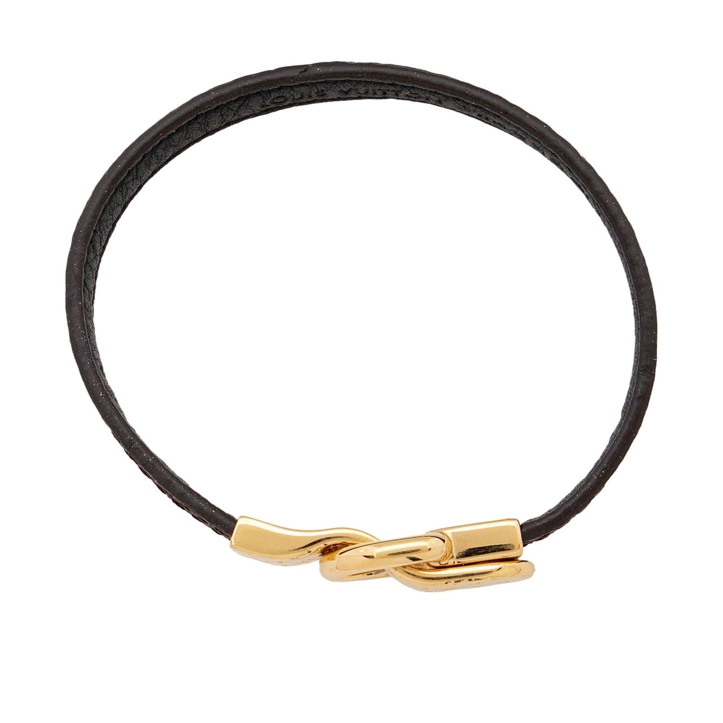 Louis Vuitton Monogram Canvas Fasten Your LV Bracelet (SHF-yI8IWa)