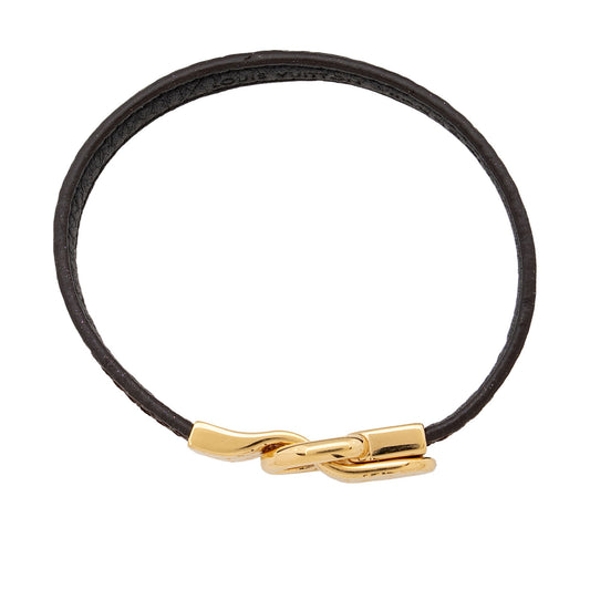 Louis Vuitton Monogram Canvas Fasten Your LV Bracelet (SHF-yI8IWa)