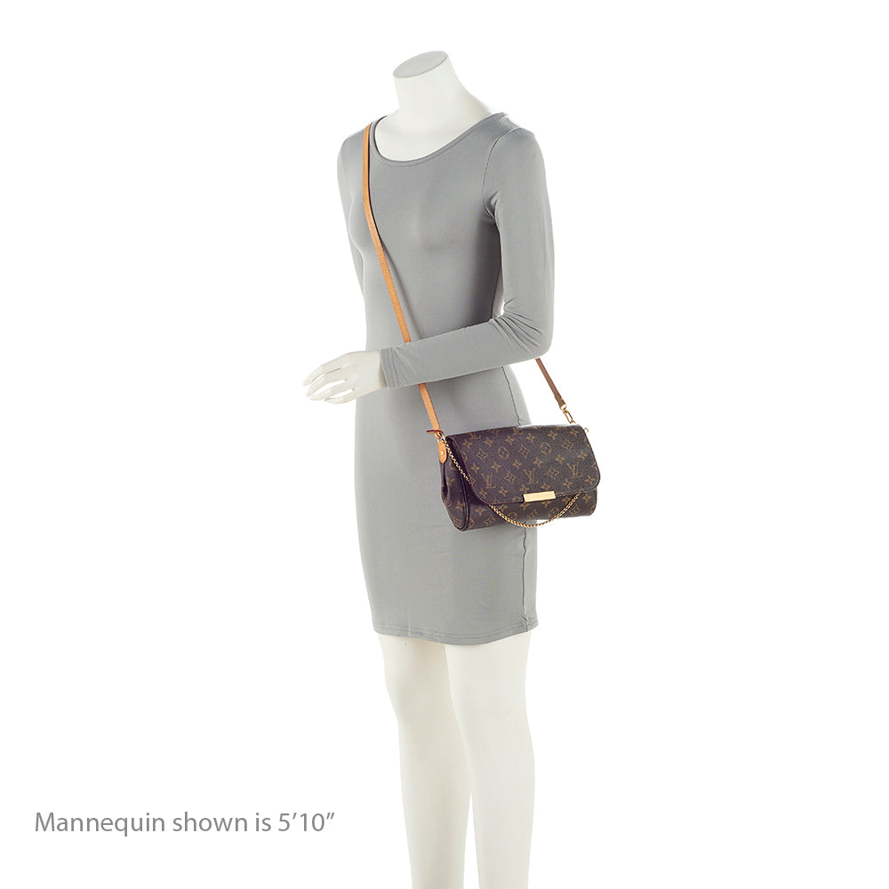 Louis Vuitton Monogram Canvas Favorite MM Shoulder Bag (SHF-vOz9V2)