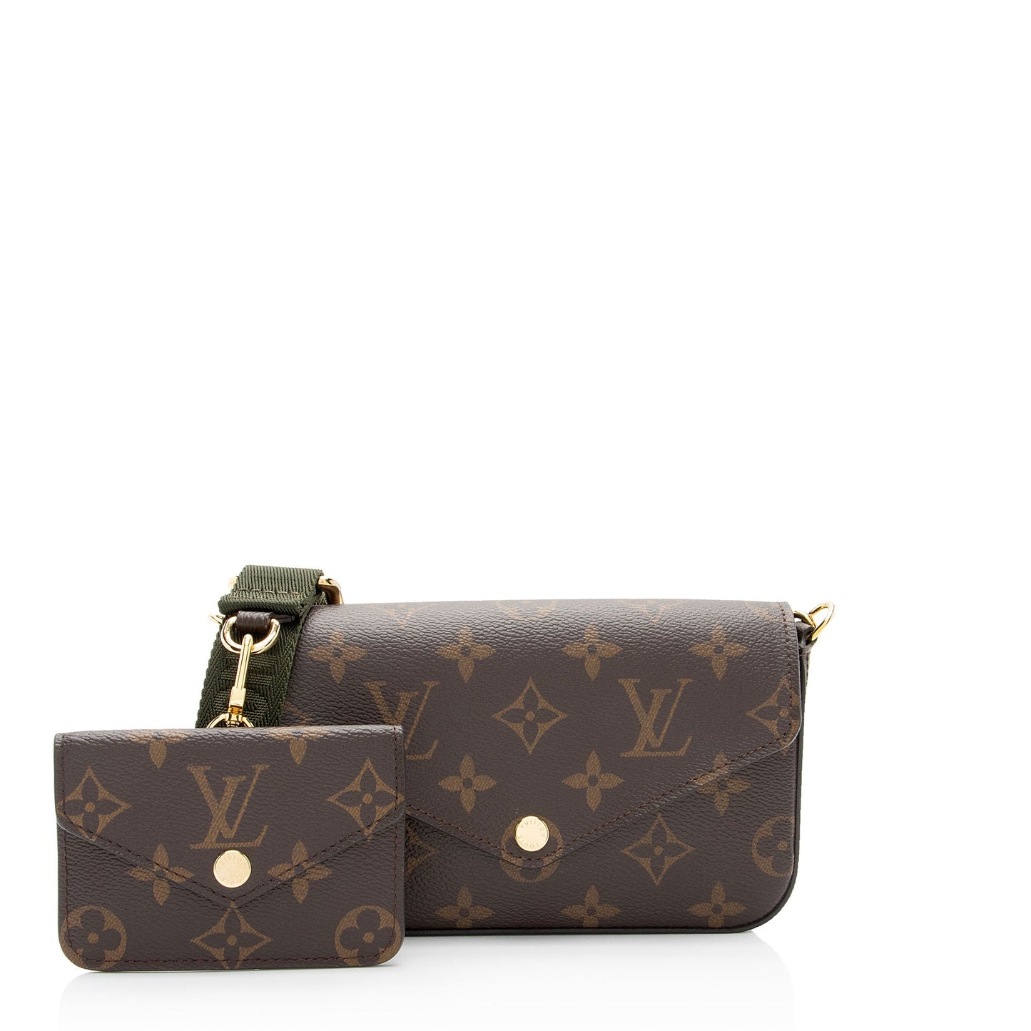 Louis Vuitton Monogram Canvas Felicie Strap & Go Crossbody (SHF-GEiP3a)