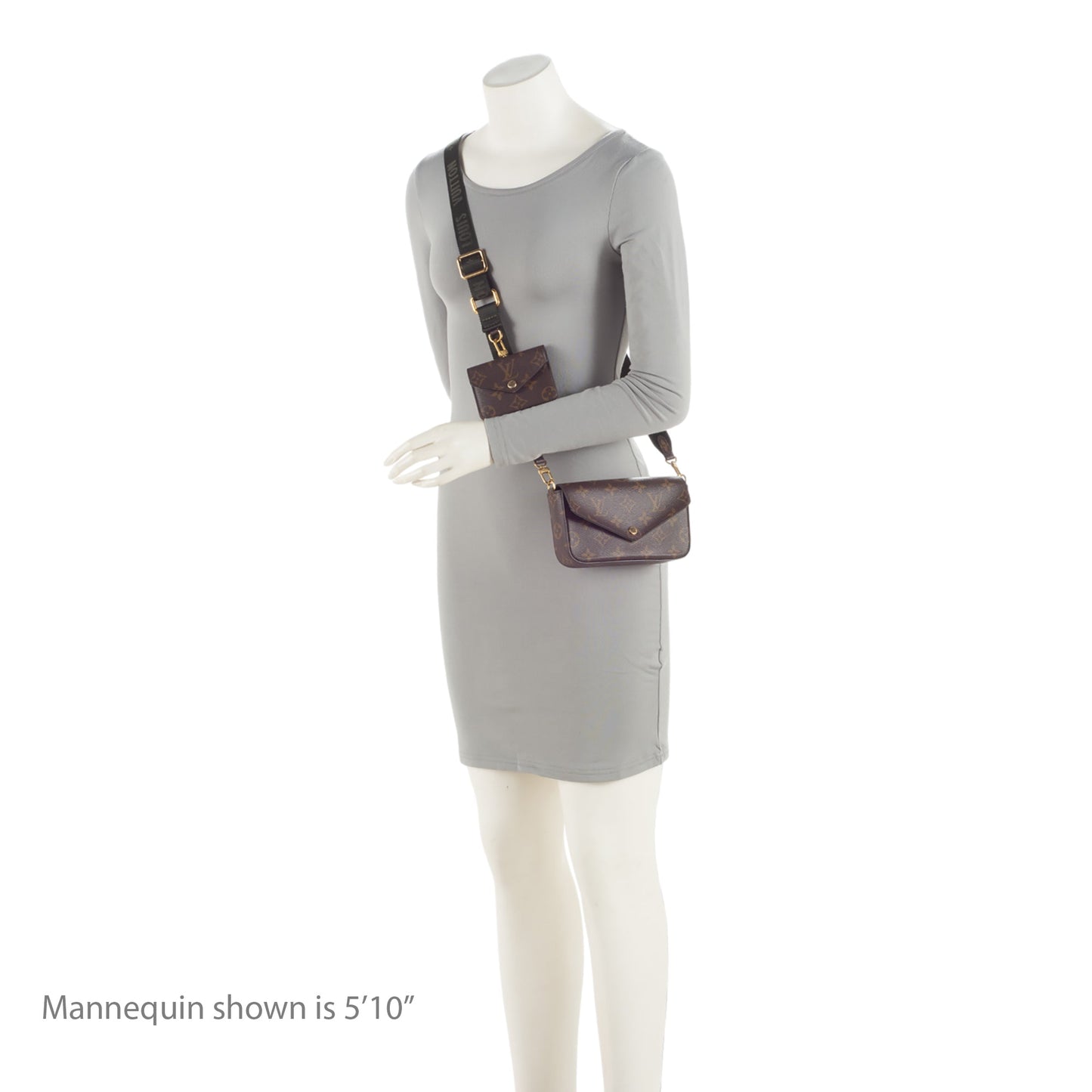 Louis Vuitton Monogram Canvas Felicie Strap & Go Crossbody (SHF-iKN73P)