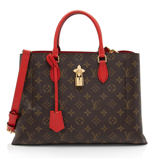 Louis Vuitton Monogram Canvas Flower Tote (SHF-zabpVl)