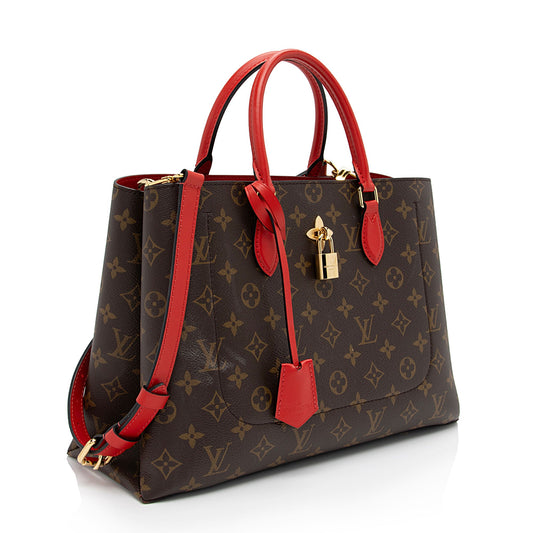 Louis Vuitton Monogram Canvas Flower Tote (SHF-zabpVl)