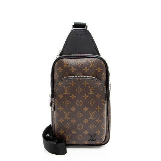 Louis Vuitton Monogram Canvas Macassar Avenue NM Sling Bag