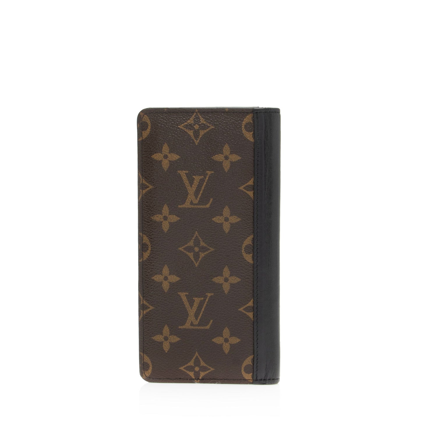 Louis Vuitton Monogram Canvas Macassar Brazza Wallet (SHF-rPonMd)