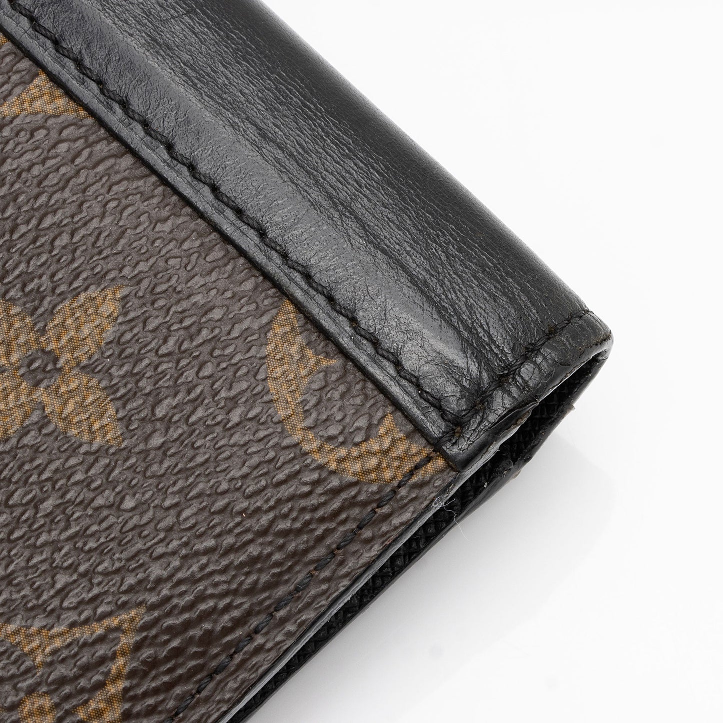 Louis Vuitton Monogram Canvas Macassar Brazza Wallet (SHF-rPonMd)