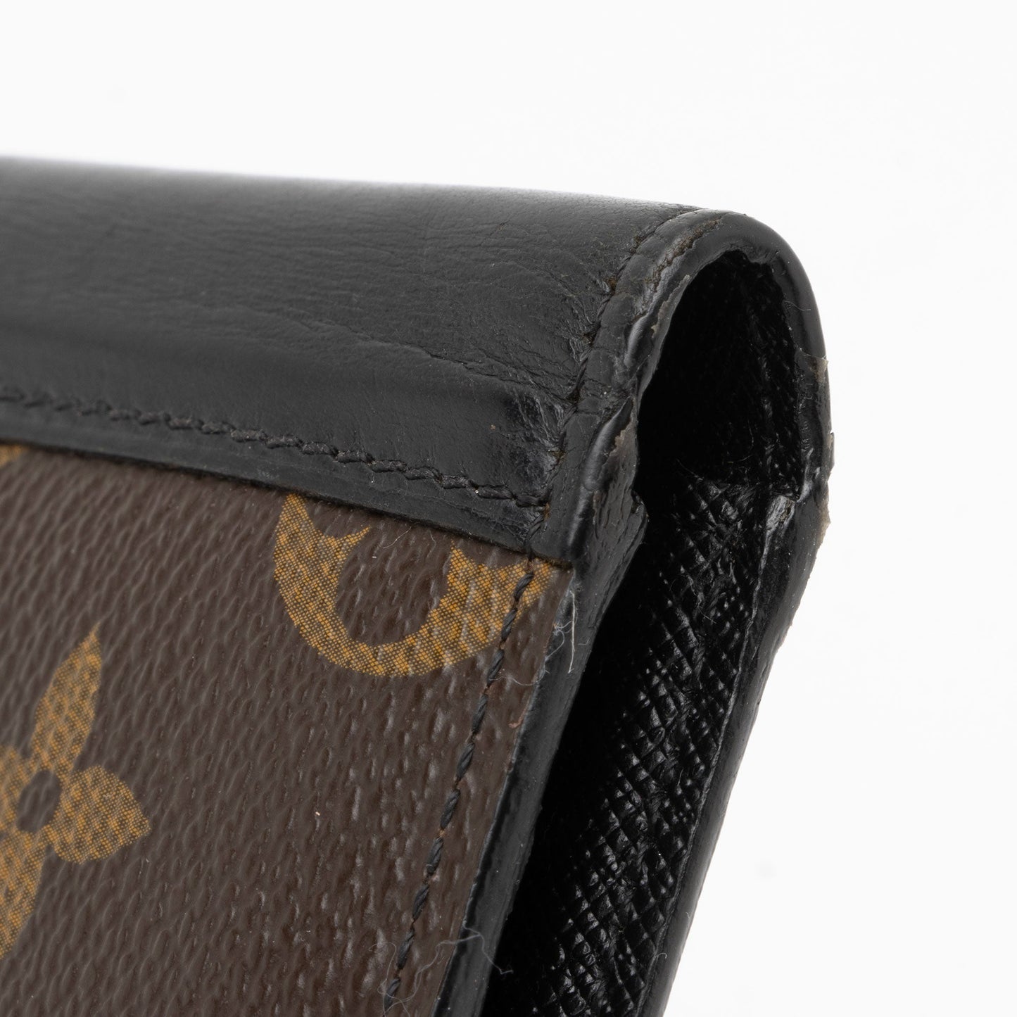 Louis Vuitton Monogram Canvas Macassar Brazza Wallet (SHF-rPonMd)