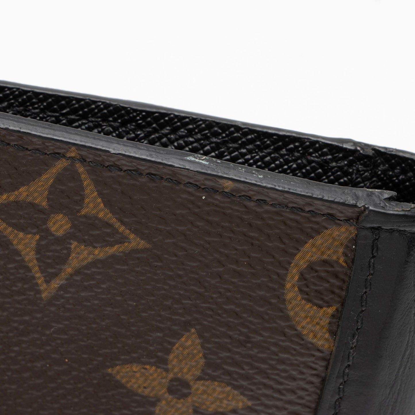 Louis Vuitton Monogram Canvas Macassar Brazza Wallet (SHF-rPonMd)