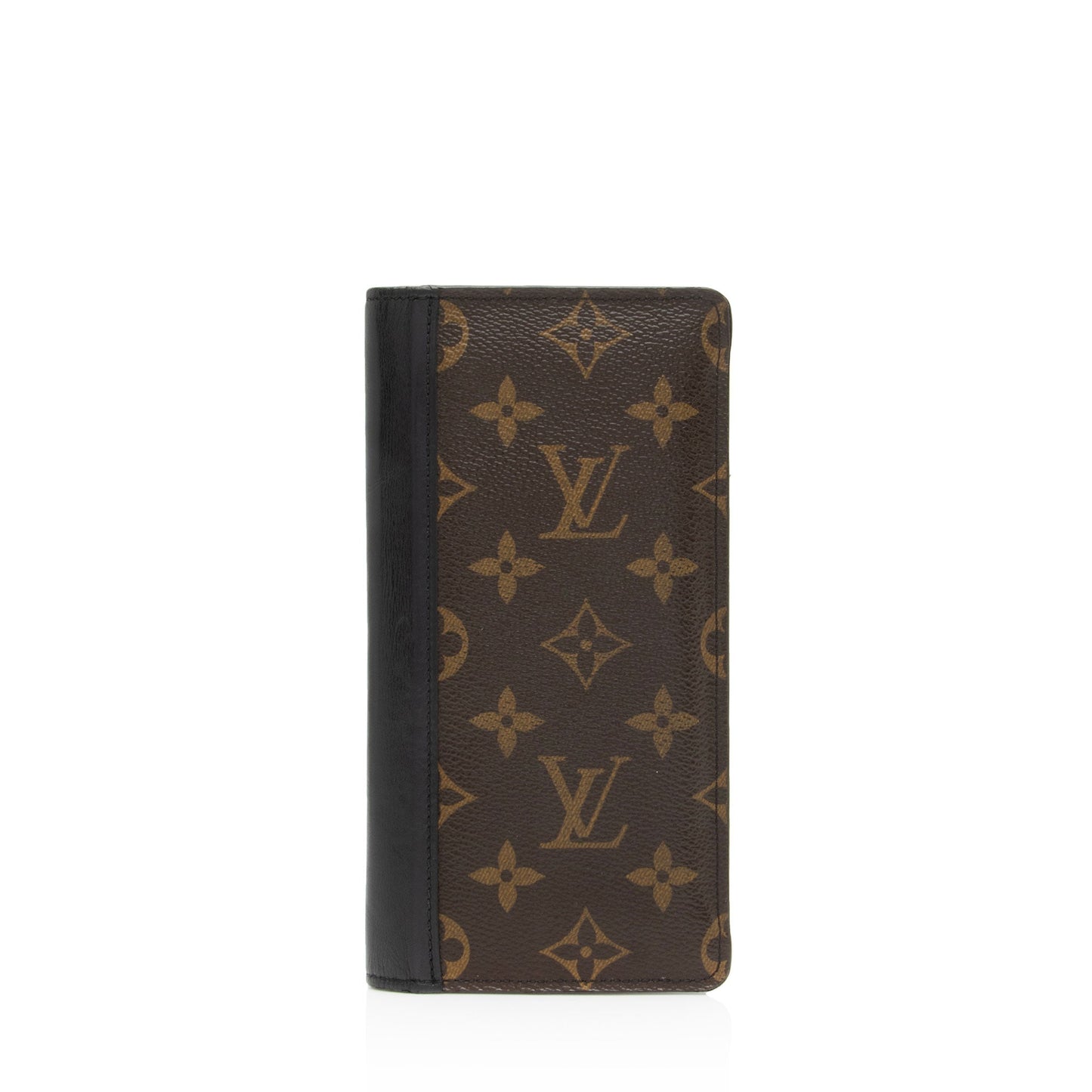 Louis Vuitton Monogram Canvas Macassar Brazza Wallet (SHF-rPonMd)