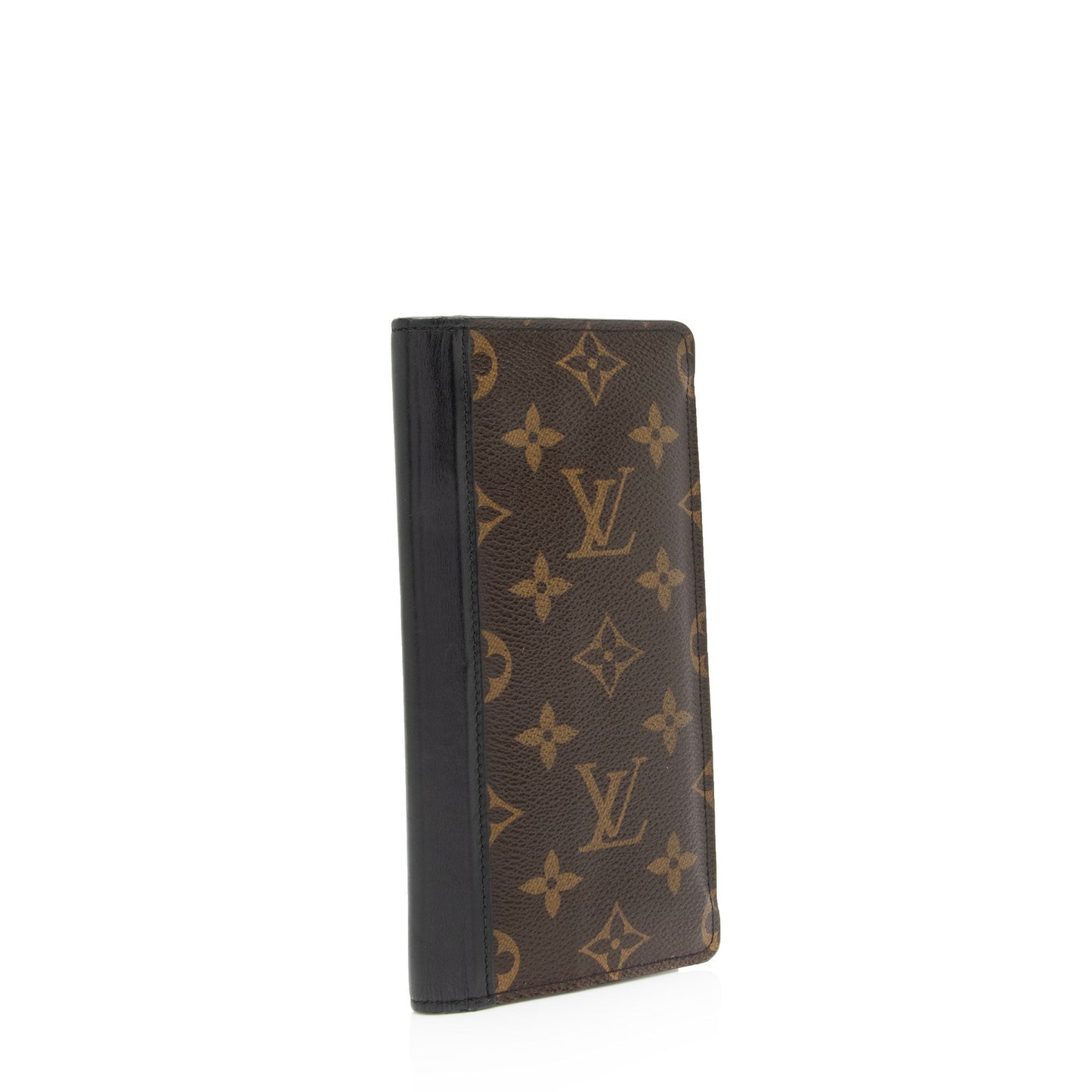 Louis Vuitton Monogram Canvas Macassar Brazza Wallet (SHF-rPonMd)