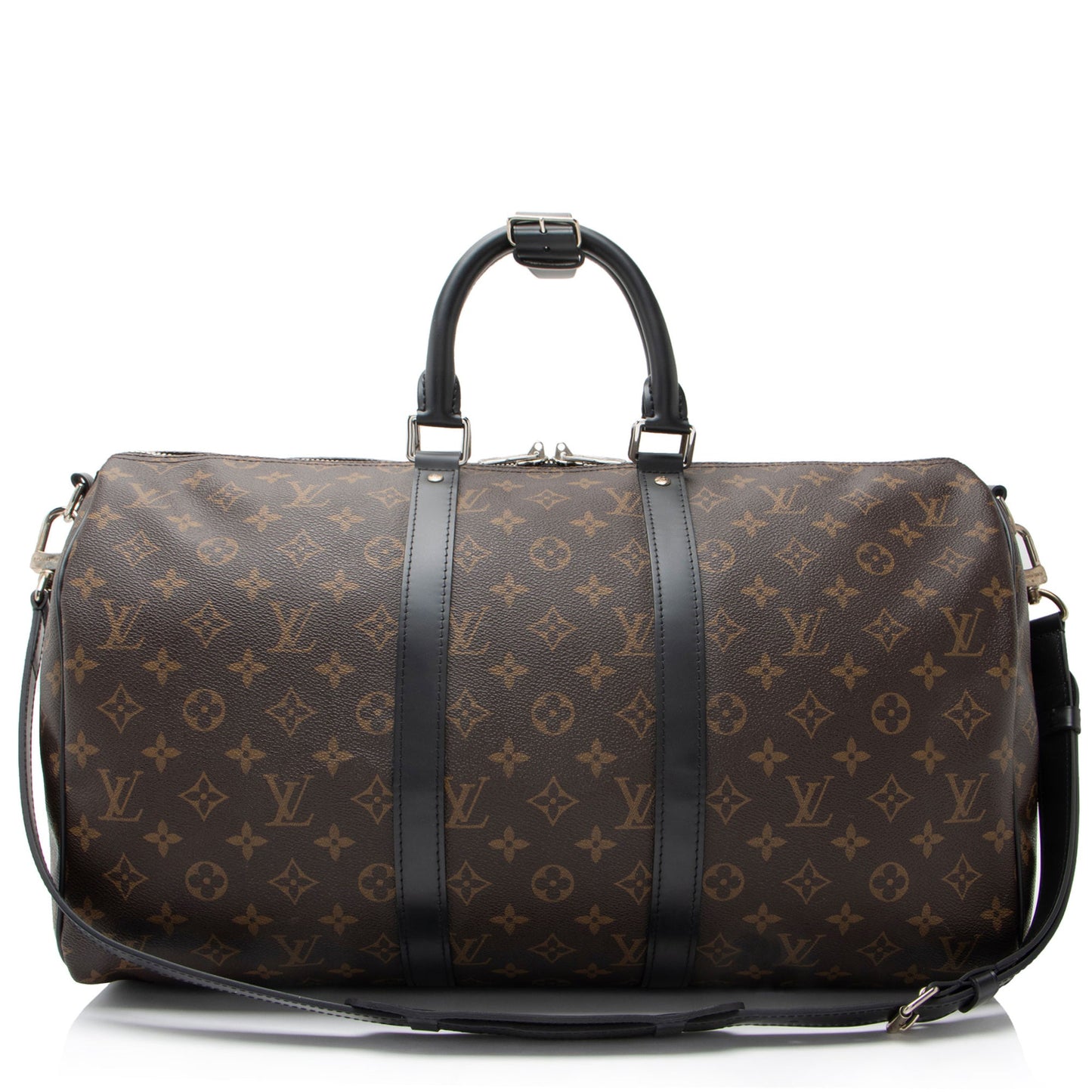 Louis Vuitton Monogram Canvas Macassar Keepall Bandouliere 45 Duffle